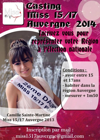CASTINGMISS1517auvergne2014
